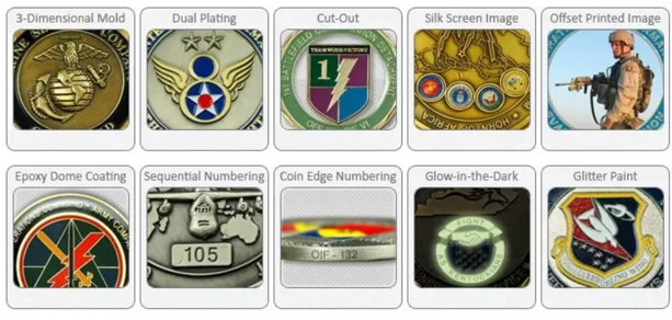 challenge coin styles